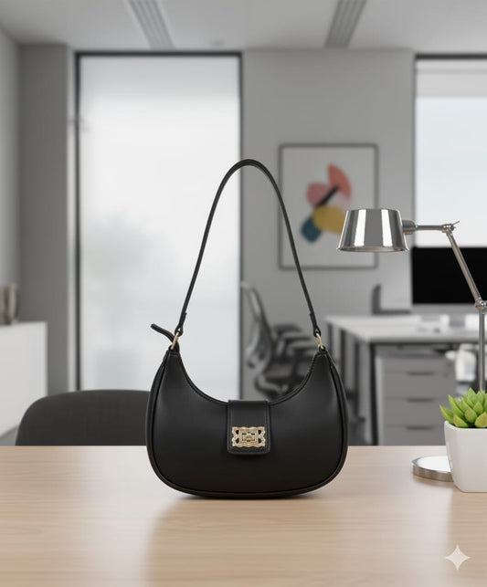 Elegant Moon Shoulder Bag for Women