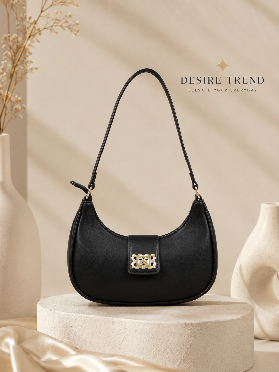 Elegant Ladies Shoulder Handbag