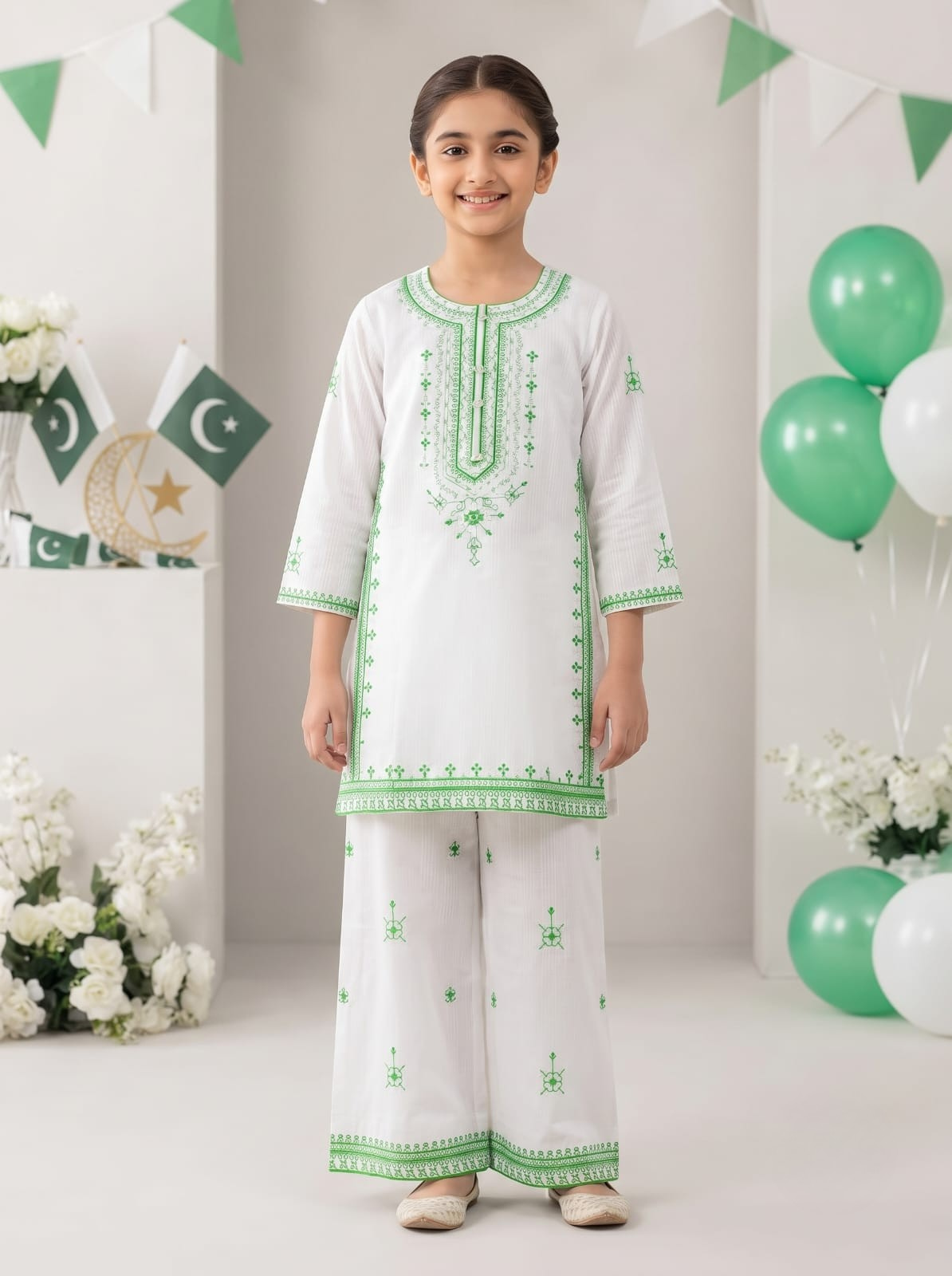 Pakistan Day Girls Dress