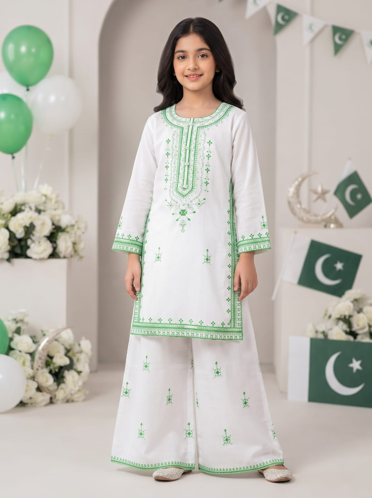 Pakistan Day Girls Dress