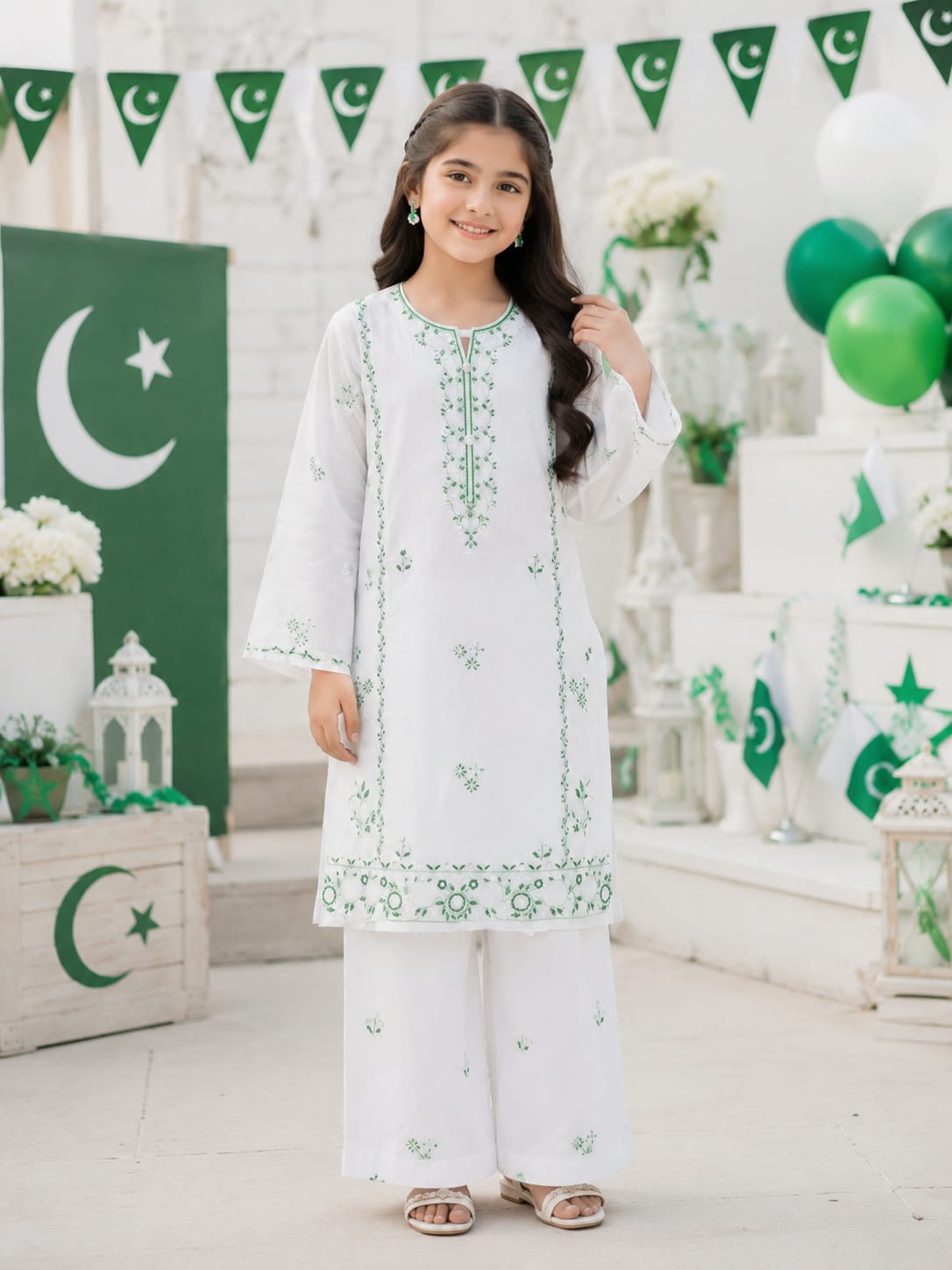 Pakistan Independence Day Girls Dress