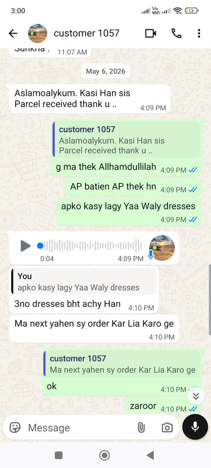Happy Customer Review