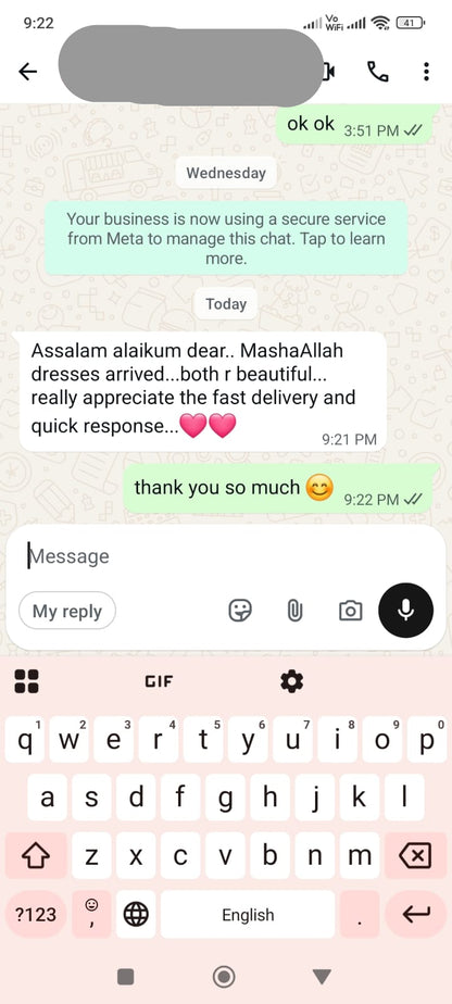 Happy Customer Review