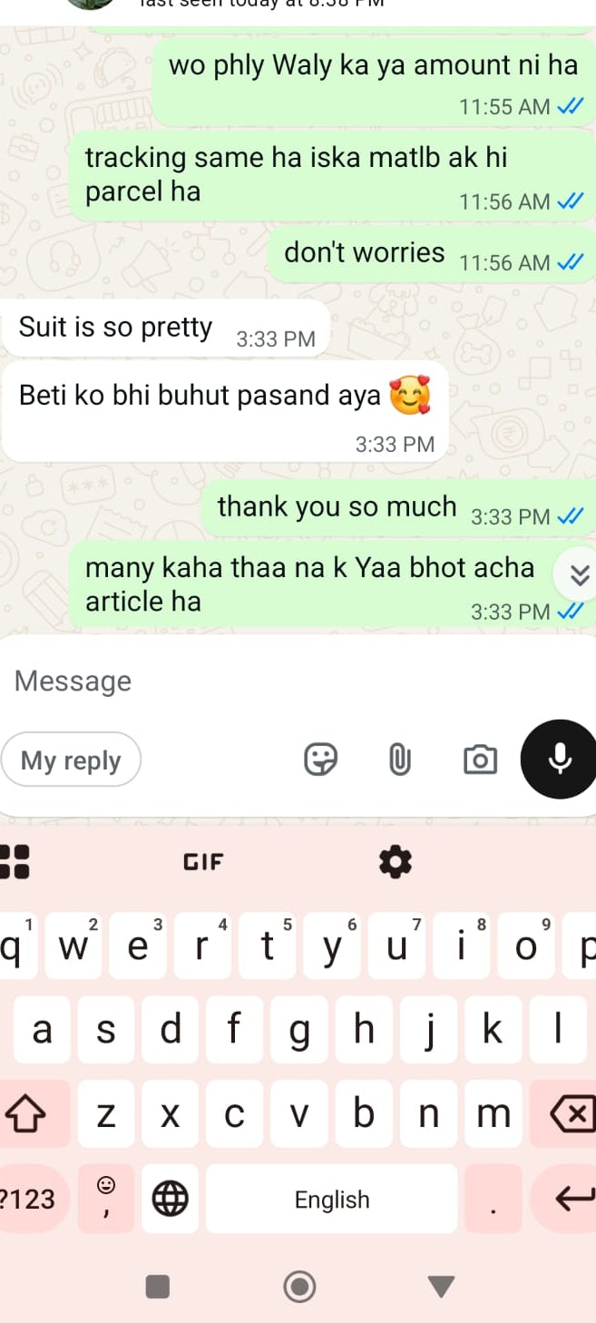 Happy Customer Review