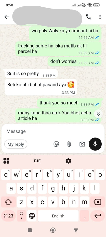 Happy Customer Review